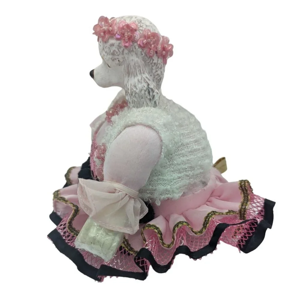Katherine's Collection Wayne Kleski Fifi Poodle Trinket Box Pink‎ Rare HTF